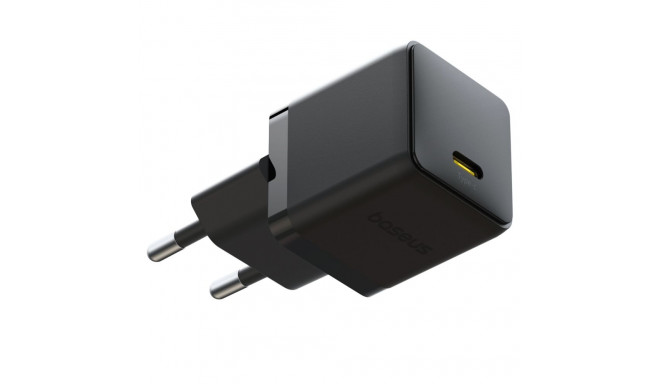 Baseus Palm Schnelllader USB-C Ladegerät 20W EU Schwarz