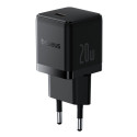 Baseus Palm Schnelllader USB-C Ladegerät 20W EU Schwarz