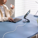 Baseus Silky Series Ladekabel USB auf iP 2.4A 2m Weiß