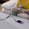 Baseus Rapid Series 3-in-1 USB-A 100W 1.5m, Schwarz