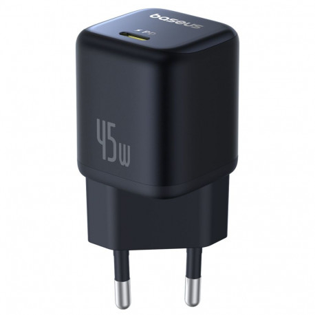 Baseus PicoGo GaN Ladegerät 45W EU Schwarz