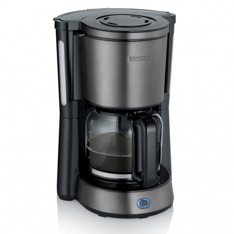 Severin veekeetja KA 9340 klaasist kannuga, tume inox