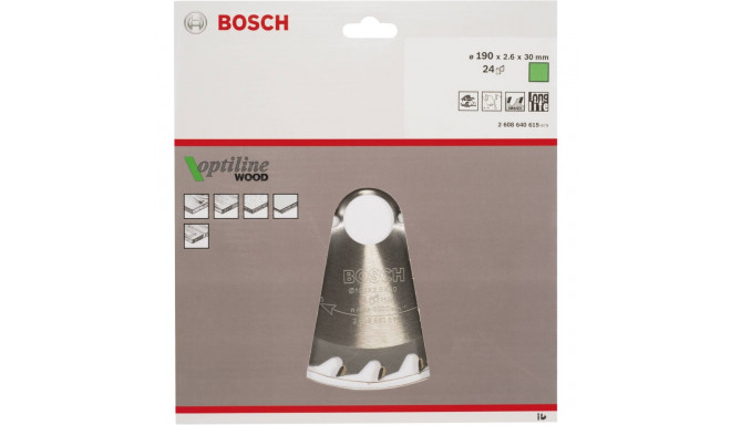 Bosch Circ. Saw Blade OP WO H 190x30-24