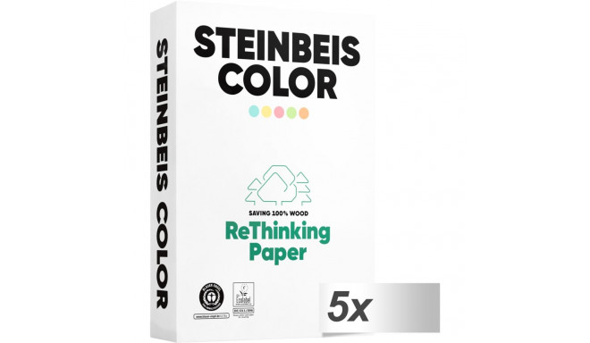5x 500 Bl Steinbeis Color rosa A 4 80 g Recyclingpapier