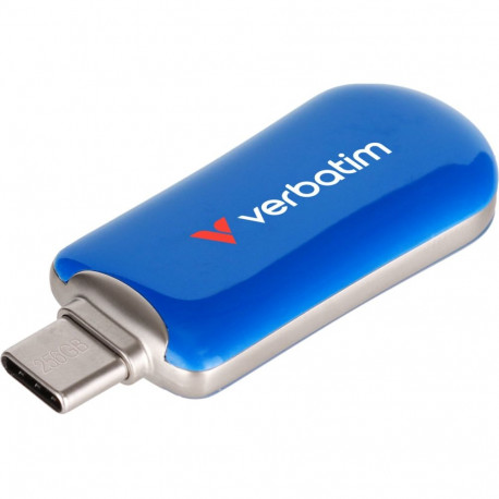 Verbatim Plectra Blue 256GB USB-C Flash Drive 30234