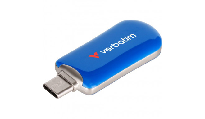 Verbatim Plectra Blue      128GB USB-C Flash Drive          30233