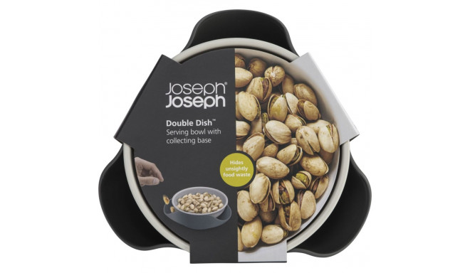 Joseph Joseph Double-Dish Grey Serving Bowl