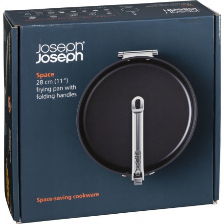 Joseph Joseph Space Fold.Handle Ceramic NS 28cm Blue Frying Pan