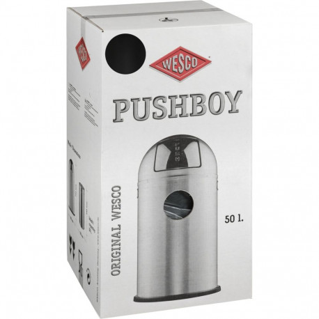 WESCO Pushboy 50l black matt