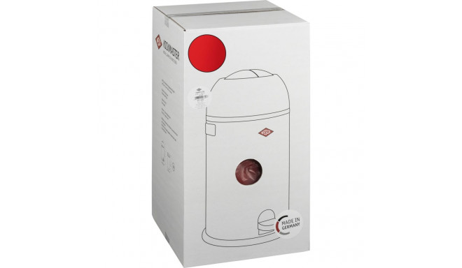 WESCO Kickmaster Soft Trash Bin red