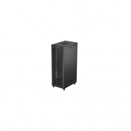 RACK CABINET 19" FREE-STANDING 47U/800X1200 (FLAT PACK) WITH MESH DOOR LCD BLACK LANBERG V2