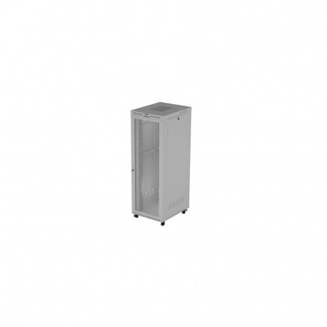 Lanberg V2 serverikapp 19" 47U/800x1000, vabaltseisev (lamppakendis), võrkuksega LCD, hall