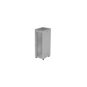 RACK CABINET 19" FREE-STANDING 47U/800X1000 (FLAT PACK) WITH MESH DOOR LCD GREY LANBERG V2
