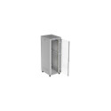 RACK CABINET 19" FREE-STANDING 47U/800X1000 (FLAT PACK) WITH GLASS DOOR LCD GREY LANBERG V2
