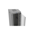 RACK CABINET 19" FREE-STANDING 47U/800X1000 (FLAT PACK) WITH GLASS DOOR LCD GREY LANBERG V2