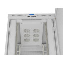 RACK CABINET 19" FREE-STANDING 47U/800X1000 (FLAT PACK) WITH MESH DOOR LCD GREY LANBERG V2