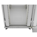 RACK CABINET 19" FREE-STANDING 47U/800X1000 (FLAT PACK) WITH GLASS DOOR LCD GREY LANBERG V2
