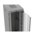 RACK CABINET 19" FREE-STANDING 47U/800X1000 (FLAT PACK) WITH GLASS DOOR LCD GREY LANBERG V2