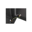 RACK CABINET 19" WALL-MOUNT 9U/600X600 FOR SELF-ASSEMBLY WITH METAL DOOR BLACK LANBERG (FLAT PACK)