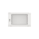 RACK CABINET 19" WALL-MOUNT 6U/600X600 (FLAT PACK) WITH GLASS DOOR GREY LANBERG V2