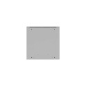 RACK CABINET 19" WALL-MOUNT 9U/600X600 (FLAT PACK) WITH GLASS DOOR GREY LANBERG V2