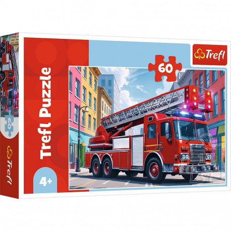 TREFL Puzzle Fire Truck 60 pcs