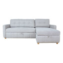 Corner sofa bed WAIOLA grey