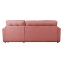 Corner sofa bed WAIOLA pink