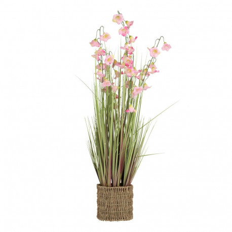 Kunstlill IN GARDEN H87cm, lilla kelluke, rohukõrred potis