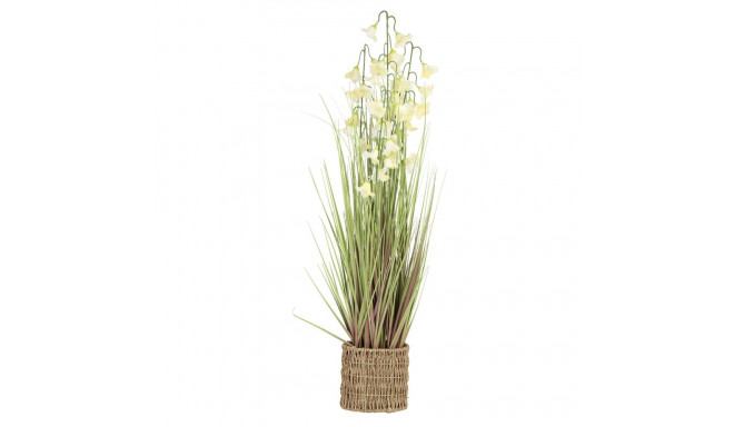 Kunstlill IN GARDEN H87cm, valge kelluke, rohukõrred potis