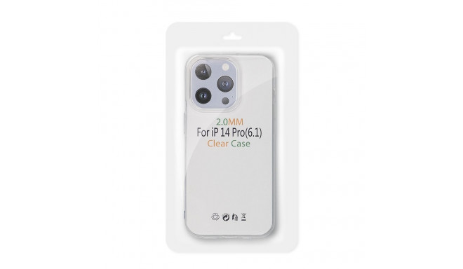 Case for iPhone 17 PRO Clear Case 2 mm (camera protection) transparent