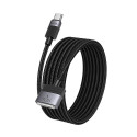 Cable USB C to Mag3 Hoco 5A 140W magnetic 1,8 m U141 black