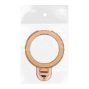 Phone stand CIRCLE - stick-on - gold