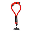 FORCELL F-DESIGN R10X40 wrist phone lanyard with adjustable length (max 20cm in the loop) red
