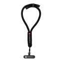 FORCELL F-DESIGN R10X40 wrist phone lanyard with adjustable length (max 20cm in the loop) black