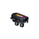 WILDMAN traveling bag for bike frame with zipper 1,2L (4 "- 7") MS66 black
