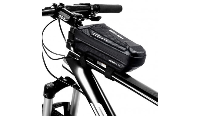 WILDMAN traveling bag for bike frame with zipper 1L ES5 black