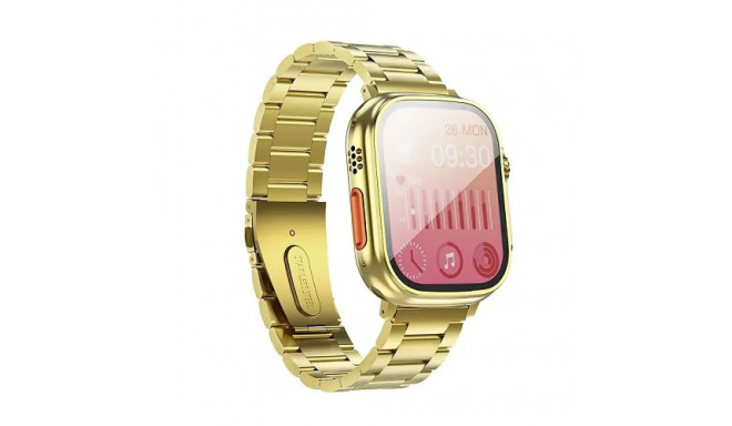 Smartwatch Hoco 1,96" TFT with call function Y12 Ultra titanium gold [EOL]