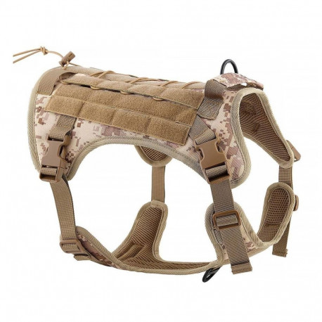 Dog harness TACTICAL size M brown