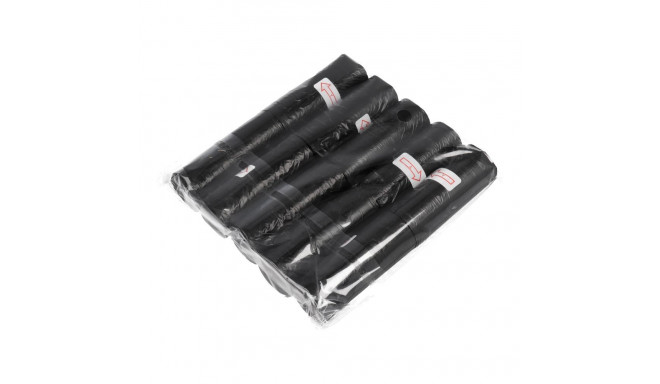 Plastic bags for dog excrement 10 rolls black
