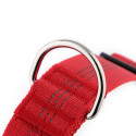 Dog harness REFLECTIVE SILK size S red
