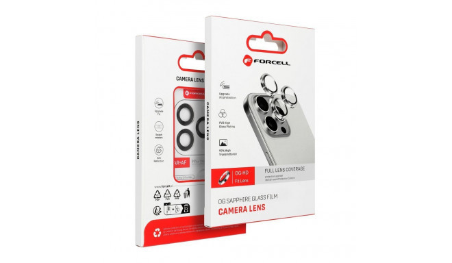 Forcell Premium Camera Lens Tempered Glass - for iPhone 14 / 14 Plus Red