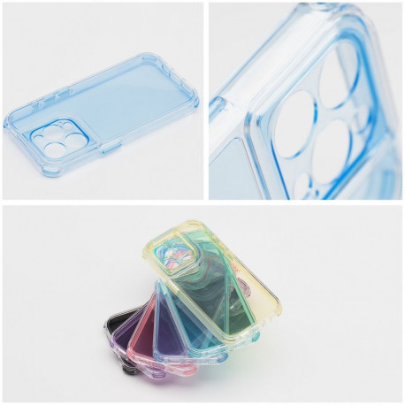 Case for iPhone 17 AIR Matrix Clear niebieski