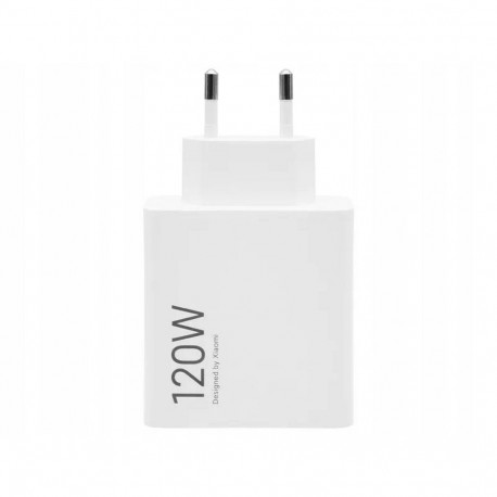 XIAOMI original charger USB A QC3.0 6A 120W MDY-14-EE + data cable USB A to Type C 6A 1m white bulk