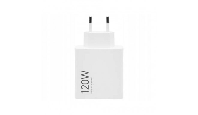 XIAOMI original charger USB A QC3.0 3A 120W MDY-14-EE + data cable USB A to Type C 6A 1m white bulk