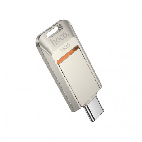 Pendrive 16GB USB 3.0 (USB C) Hoco UD17 nickel