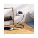HOCO charger 2 x Type C + 2 x USB A + cable Type C to Lightning PD QC3.0 3A 30W N56 black