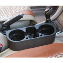 Triple cup holder black