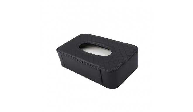 Tissue box with strap black