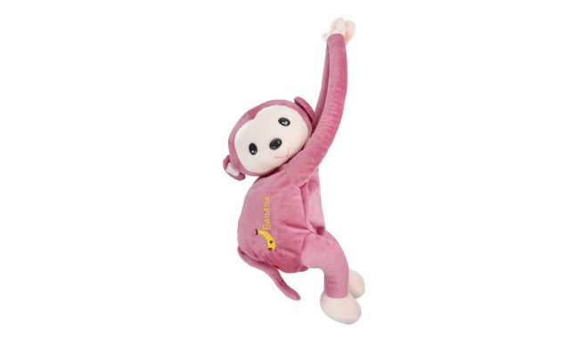 Monkey hanging model tissue box pink